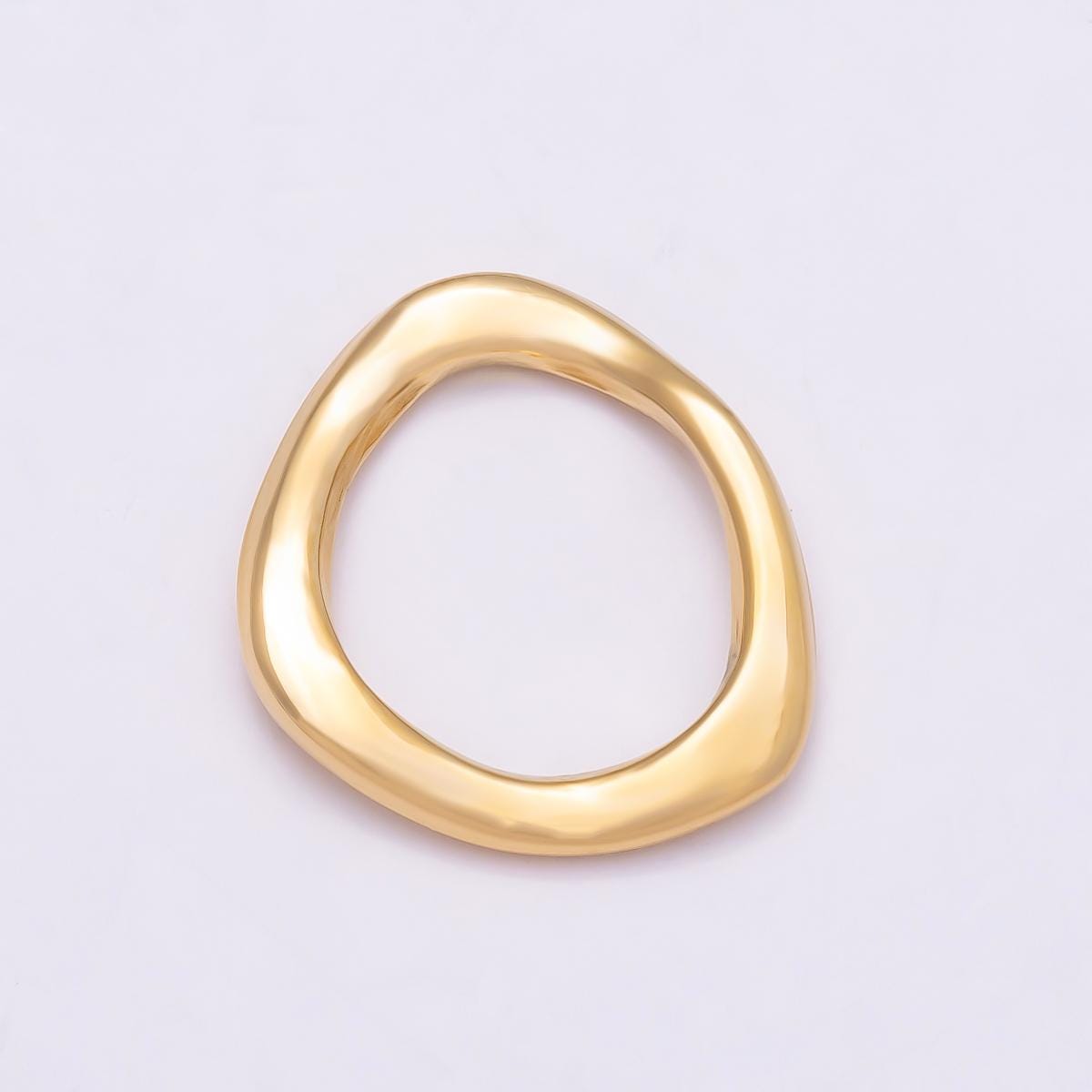 Stainless Steel 18mm Geometric Abstract Link Finding Irregular Abstract Statement Jewelry Gift for Her DIY Necklace Supply | Findings-00173