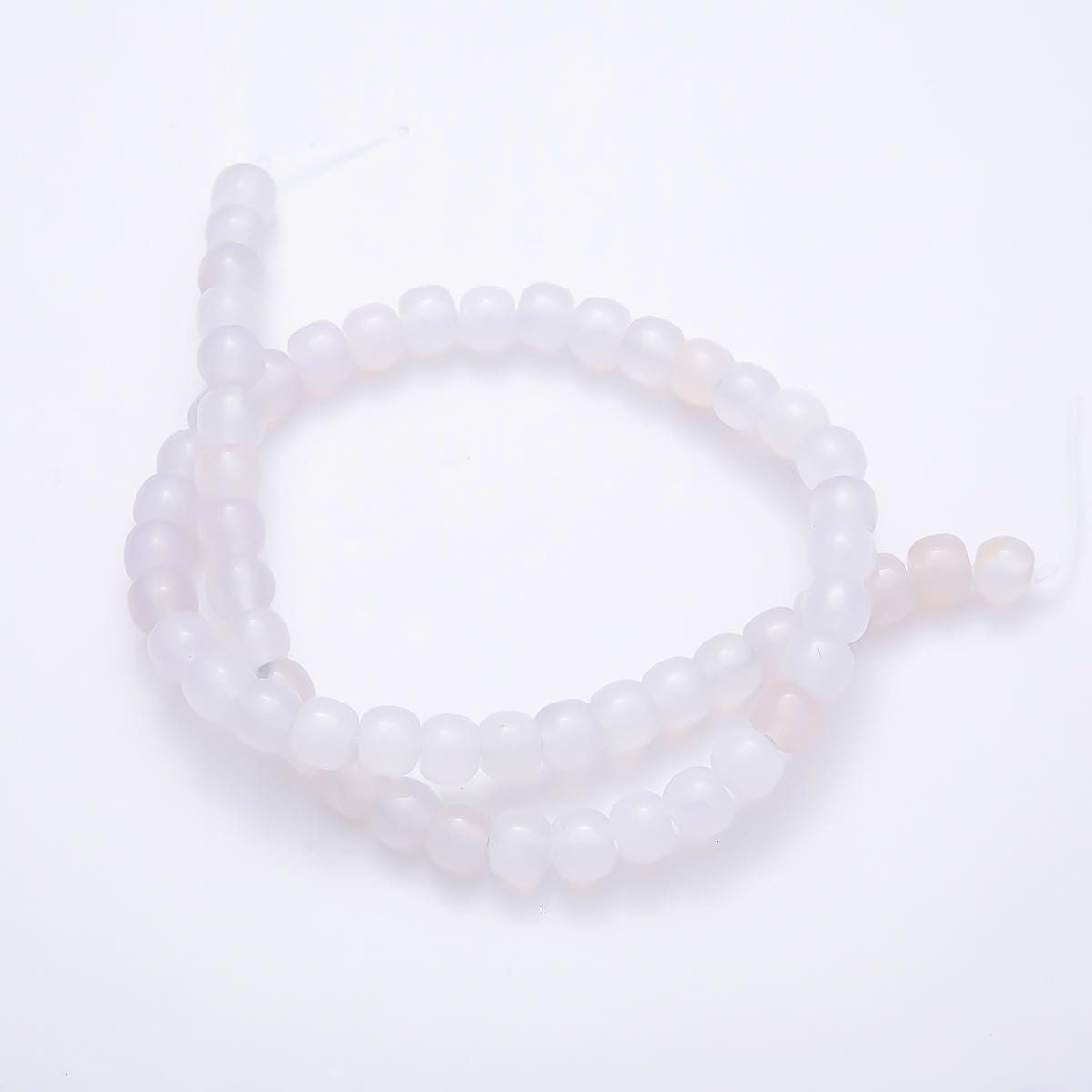 Natural Dyed Agate Stone Barrel Beads Smooth cylinder Beads 8 x 6.5 mm Wholesale Beaded By Strand WA-00017