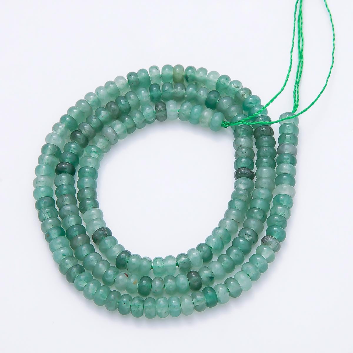 4mm Gemstone Heishi Beads Natural Stone Rondelle beads Spacers Rounded beads by Strand Wholesale for jewelry making WA-00037
