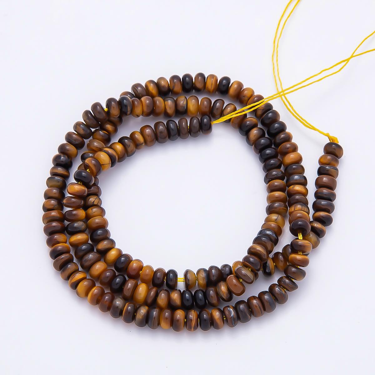 4mm Gemstone Heishi Beads Natural Stone Rondelle beads Spacers Rounded beads by Strand Wholesale for jewelry making WA-00037
