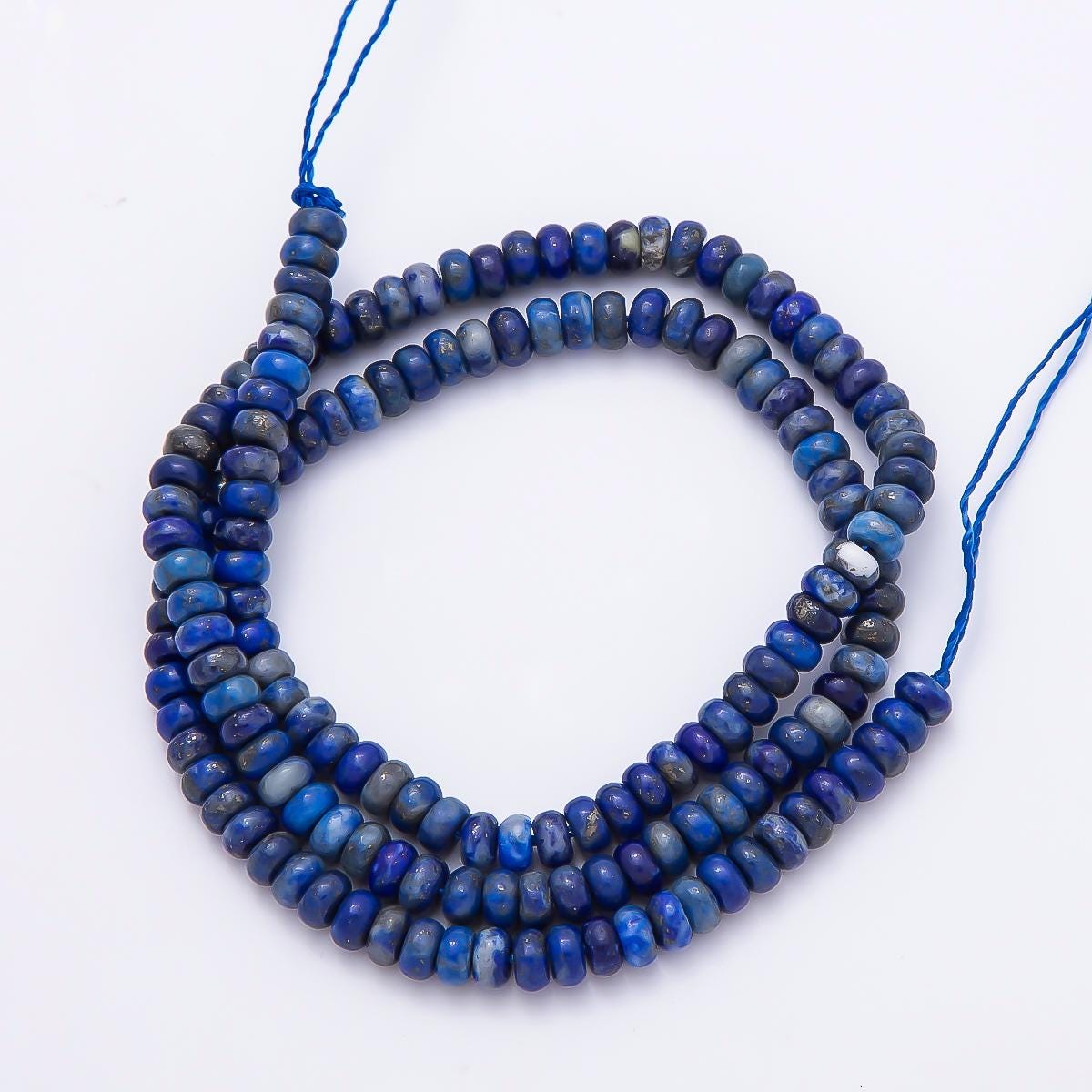 4mm Gemstone Heishi Beads Natural Stone Rondelle beads Spacers Rounded beads by Strand Wholesale for jewelry making WA-00037