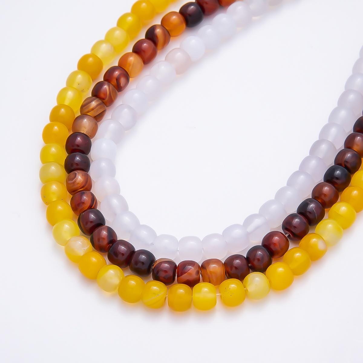 Natural Dyed Agate Stone Barrel Beads Smooth cylinder Beads 8 x 6.5 mm Wholesale Beaded By Strand WA-00017