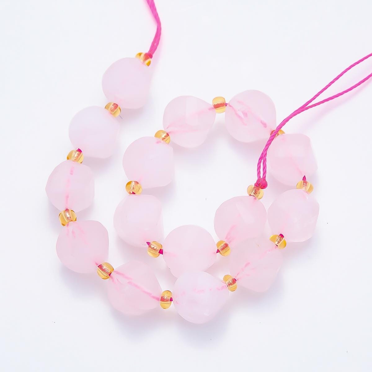 9mm Faceted Nugget Gemstone Beads | Organic Freeform Natural Dyed Stone Beads | Designer Jewelry Making Supplies WA-4760