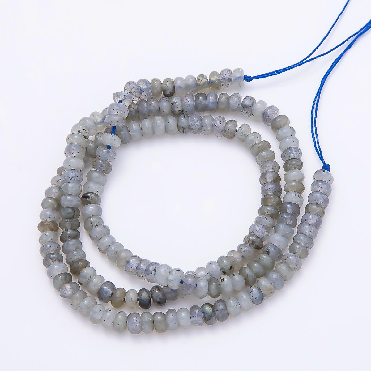 4mm Gemstone Heishi Beads Natural Stone Rondelle beads Spacers Rounded beads by Strand Wholesale for jewelry making WA-00037