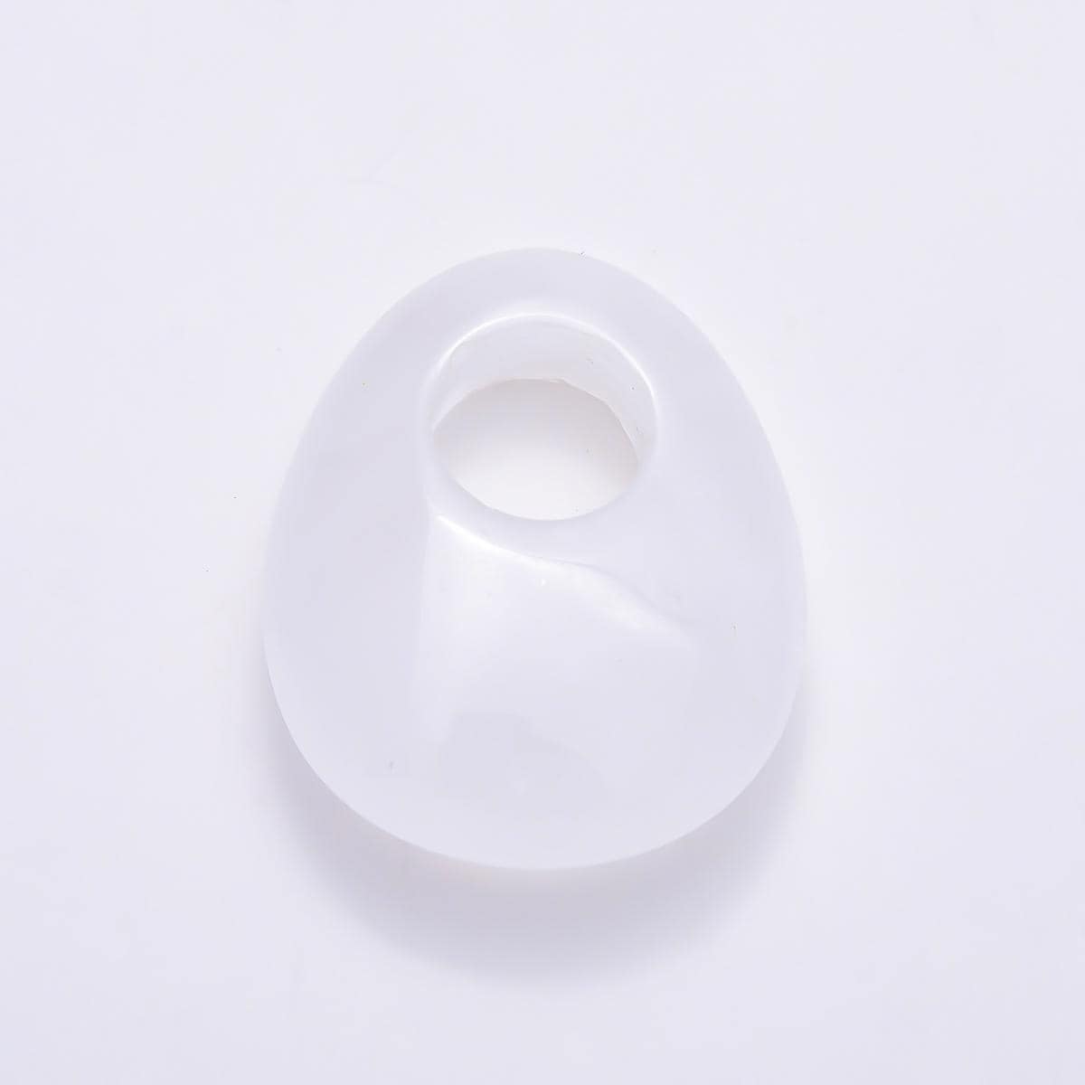 Gemstone Oval Donut Pendant Beads Cord Necklace Charm Drop Charm Semi Precious Stone Findings-470
