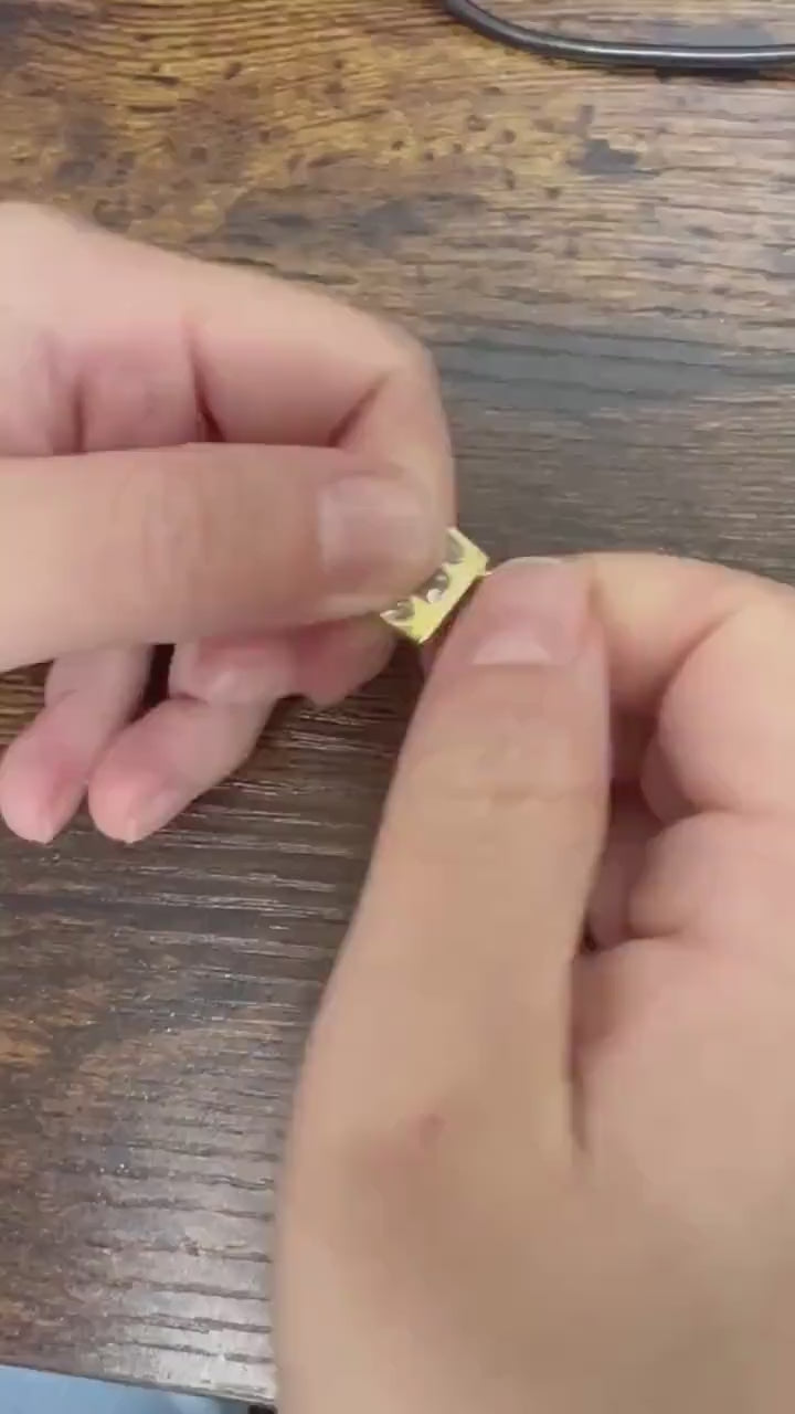 Tiny gold cz micro pave clasp lock, interlock cubic clasp fastener for bracelet necklace clear cz supply l-348